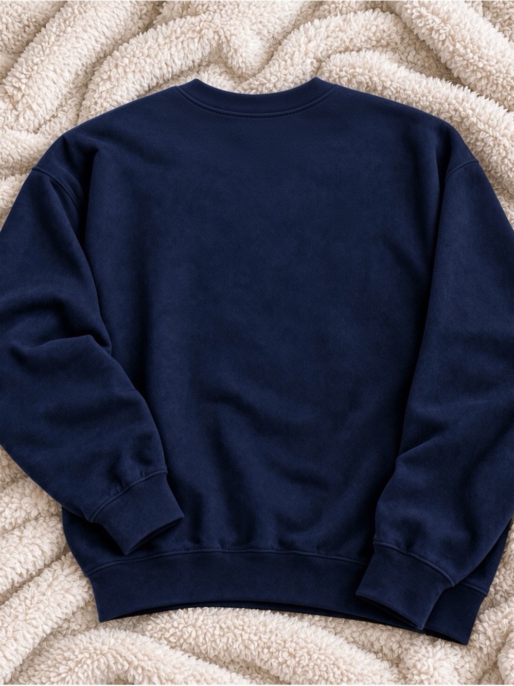 ALO Yoga Crewneck Sweatshirt in Navy • Unisex - Picture 2 of 2